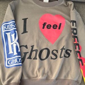 Nagri Cotton Blend Sweatshirt with 3D Printing